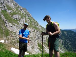 Unser Wanderführer Thorsten und ein Bergschlumpf